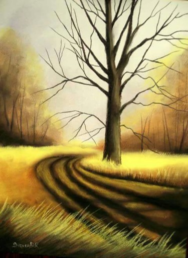 Malerei mit dem Titel "Il percorso" von Silvia D.R., Original-Kunstwerk