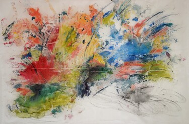 Malerei mit dem Titel "The Color of Colors…" von Silvia Hoffmann, Original-Kunstwerk, Acryl