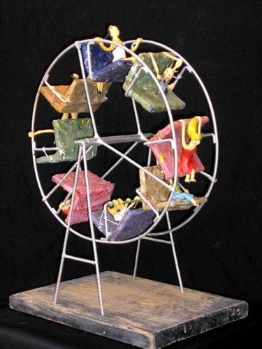 Escultura titulada "Dando Vueltas" por Silvia Marcela Destoia   (Esculturas), Obra de arte original