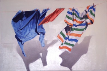 Pittura intitolato "Movimento 1.jpg" da Silvia Rea, Opera d'arte originale, Olio