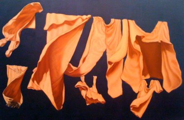 Pintura intitulada "Movimento 3.jpg" por Silvia Rea, Obras de arte originais, Outro