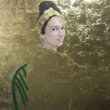 Картина под названием "Lilian" - Silvia Sarsano, Подлинное произведение искусства, Масло