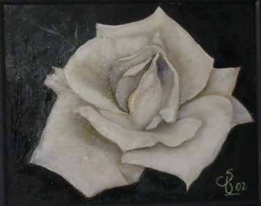Pintura titulada "Rosa" por Silvia Vazquez, Obra de arte original, Oleo