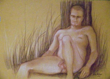 Malarstwo zatytułowany „nudo” autorstwa Silvia Benfenati, Oryginalna praca, Olej