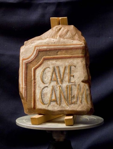 Artcraft titled "cave canem" by Silvia Benfenati, Original Artwork
