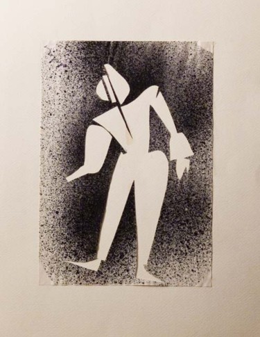 Disegno intitolato "ballo meccanico" da Silvia Benfenati, Opera d'arte originale, Altro