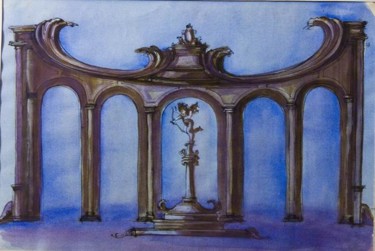 Pittura intitolato "Le nozze di Figaro,…" da Silvia Benfenati, Opera d'arte originale, Altro