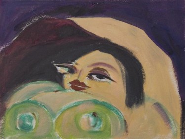 Painting titled "rosita" by Silvia Benfenati, Original Artwork, Oil