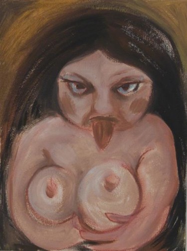 Painting titled "susanna" by Silvia Benfenati, Original Artwork, Oil