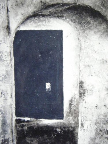 Painting titled "porte ouverte sur l…" by Silvia Leveroni Calvi, Original Artwork
