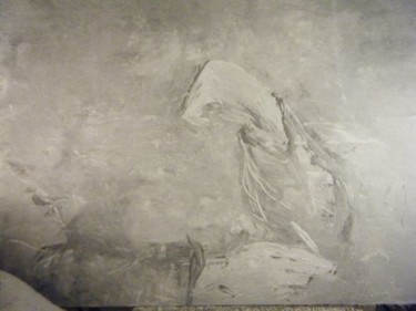 Painting titled "la main du poète, u…" by Silvia Leveroni Calvi, Original Artwork