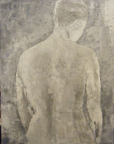 Peinture intitulée "bending head" par Silvia Leveroni Calvi, Œuvre d'art originale