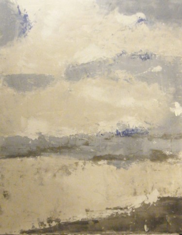 Peinture intitulée "ciel de Bretagne" par Silvia Leveroni Calvi, Œuvre d'art originale