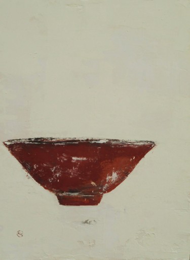 Painting titled "rosso-nabucco-81x60…" by Silvia Leveroni Calvi, Original Artwork