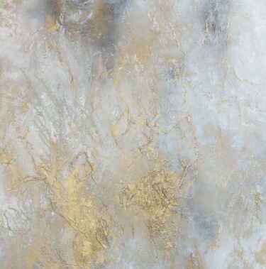 Картина под названием "GOLD and SILVER I." - Silvie Kořistková, Подлинное произведение искусства, Масло
