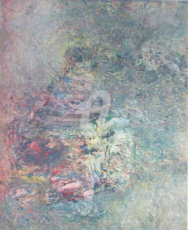 Pittura intitolato "el-eden.jpg" da Sylvie Fétiveau, Opera d'arte originale, Acrilico