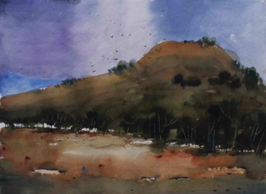 Painting titled "Landscape - SB056" by Sima Arts Gallery, Original Artwork