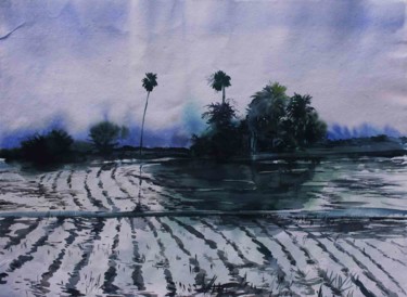 Painting titled "Landscape - SB058" by Sima Arts Gallery, Original Artwork