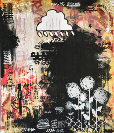 Pittura intitolato "Slave Of God" da Simarek, Opera d'arte originale, Spray