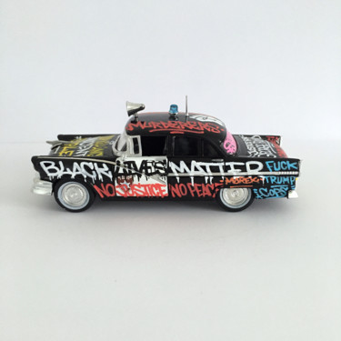 Scultura intitolato "Miniature 1/43 Ford…" da Simarek, Opera d'arte originale, Acrilico