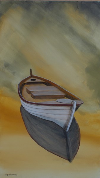 Pintura intitulada "Sea" por Sumeon Barias, Obras de arte originais, Acrílico