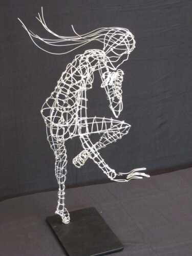 Sculpture titled "Dancer 29" by Simon Berson, Original Artwork, Metals