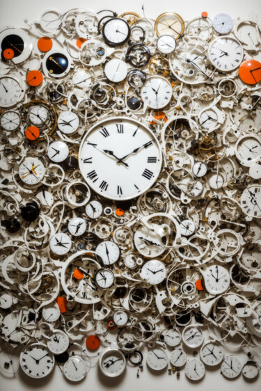 Arte digital titulada "Time overshot" por Simon Dara, Obra de arte original, Imagen generada por IA