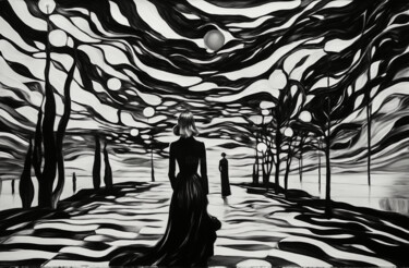Arts numériques intitulée "The stride" par Simon Dara, Œuvre d'art originale, Image générée par l'IA