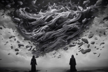 Digitale Kunst mit dem Titel "A new soul" von Simon Dara, Original-Kunstwerk, KI-generiertes Bild
