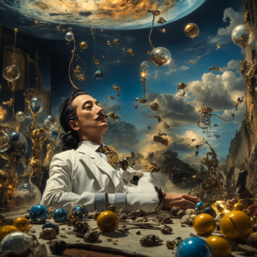 Цифровое искусство под названием "Il Maestro" - Simon Dara, Подлинное произведение искусства, Изображение, сгенерированное ИИ