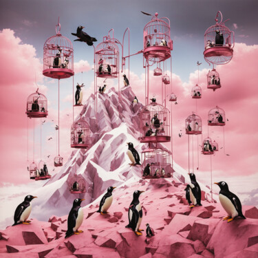 Arte digitale intitolato "The urge to fly #2" da Simon Dara, Opera d'arte originale, Immagine generata dall'IA