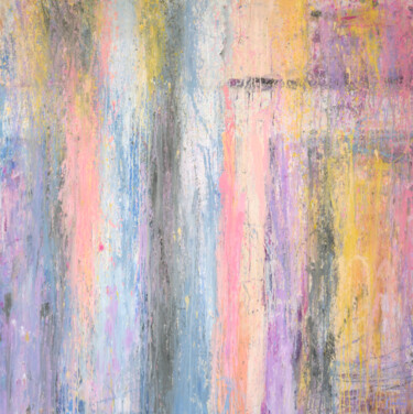 Картина под названием "Throwing Paint" - Simon Findlay, Подлинное произведение искусства, Акрил