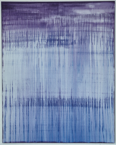Pintura titulada "Purple" por Simon Findlay, Obra de arte original, Acrílico