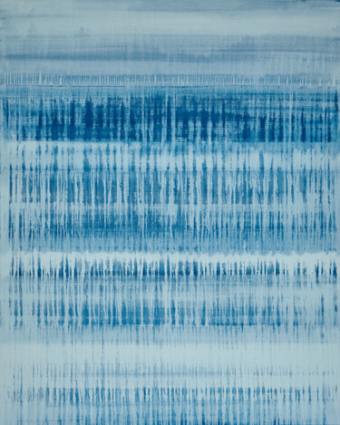 Pittura intitolato "Blue 2 Exhaustion" da Simon Findlay, Opera d'arte originale, Acrilico