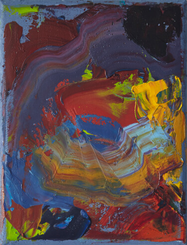 Painting titled "Colourscape 8" by Simon Findlay, Original Artwork, Oil