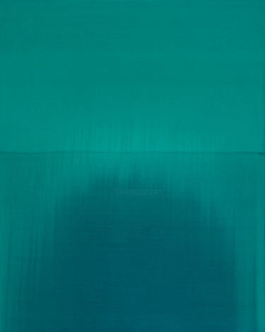 Картина под названием "Turquoise Light Ove…" - Simon Findlay, Подлинное произведение искусства, Акрил