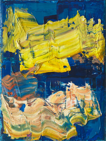 Peinture intitulée "Colourscape 11" par Simon Findlay, Œuvre d'art originale, Huile