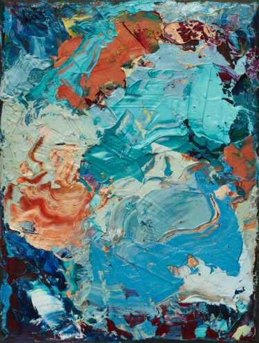 Картина под названием "Colourscape 30" - Simon Findlay, Подлинное произведение искусства, Масло