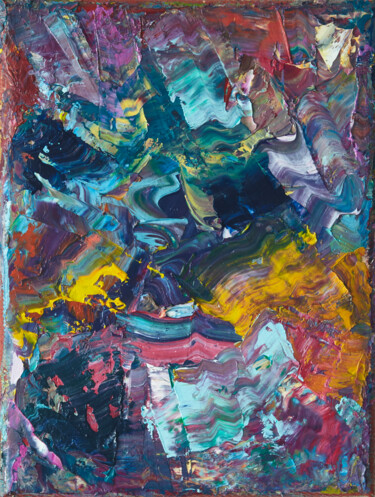Pintura titulada "Colourscape 20" por Simon Findlay, Obra de arte original, Oleo