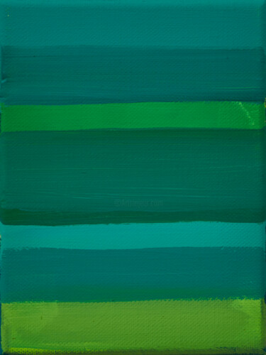 Malarstwo zatytułowany „Horizontal Lines 7” autorstwa Simon Findlay, Oryginalna praca, Akryl
