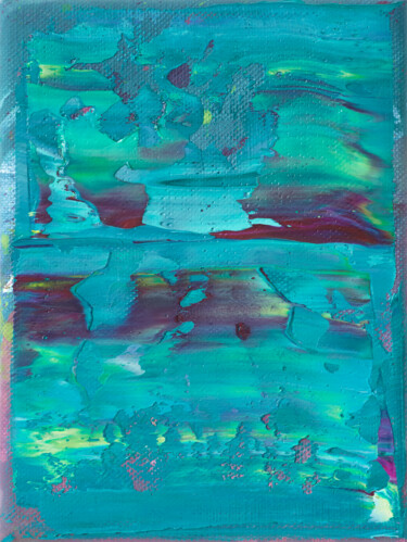 Schilderij getiteld "Colourscape 80" door Simon Findlay, Origineel Kunstwerk, Olie
