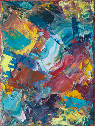 Pintura titulada "Colourscape 19" por Simon Findlay, Obra de arte original, Oleo
