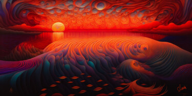 Цифровое искусство под названием "ocean 110018" - Simon Levin, Подлинное произведение искусства, Изображение, сгенерированно…