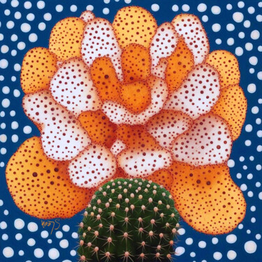 Digital Arts με τίτλο "cactus sex サボテン" από Simon Levin, Αυθεντικά έργα τέχνης, Ψηφιακή ζωγραφική