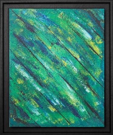 Painting titled "Verdure" by Simon Quinchez, Original Artwork, Acrylic