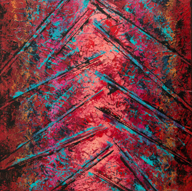 Cicatrice Peinture intitulée "Cicatrice" par Simon Quinchez, Œuvre d'art originale, Acrylique