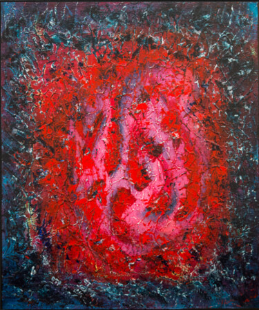 Schilderij getiteld "Naissance" door Simon Quinchez, Origineel Kunstwerk, Acryl