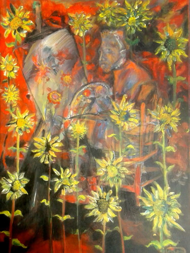 Painting titled "vincent" by Simon Taylor, Original Artwork
