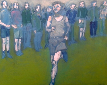 Painting titled "runner" by Simon Taylor, Original Artwork