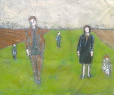Painting titled "family" by Simon Taylor, Original Artwork
